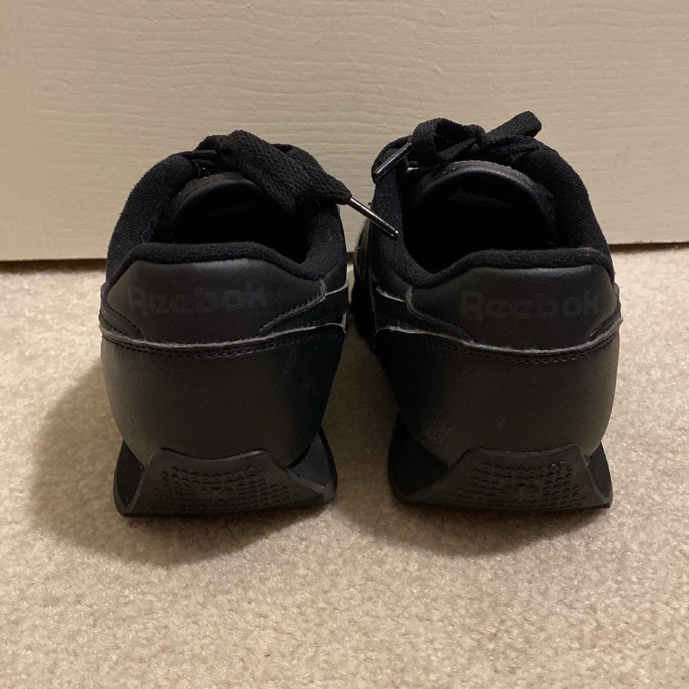 Reebok Classic Renaissance Black Leather Sneakers Size 7.5 - Picture 5 of 15